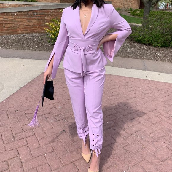 Lavish Alice Jackets & Blazers - Blazer and Pant Suit Set